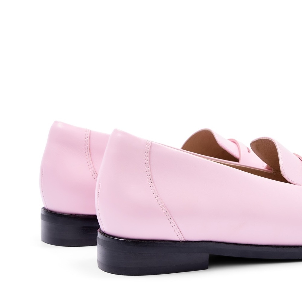 Classic Pink Bared PIiha Leather Loafers - Women's - Picture 4 of 15